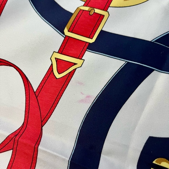 Hermès "Eperon d'Or" Silk Scarf VINTAGE - Picture 6 of 7